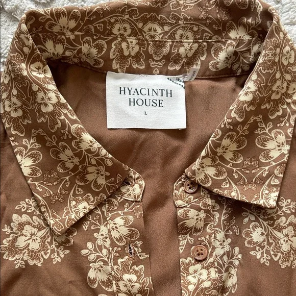 Hyacinth house Brown Floral Long Dress - Picture 2 of 4